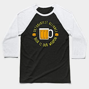 Cool Oktoberfest Funny Slogan Gift For Beer Lovers Baseball T-Shirt